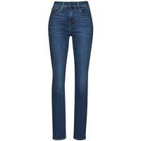 Levi/'s Women/'s 724 High Rise Straight Jeans, Blue Wave Dark, 25W / 30L
