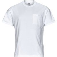 Levi/'s Men/'s T-Shirt White Casual T-Shirt with Pocket and Logo Embroidery, White, S