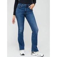 Levi/'s 725 High Rise Bootcut Women/'s Jeans, Blue Wave Dark, 30W / 30L