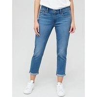 Levi/'s Women/'s Mid Rise Boyfriend Jeans, Lapis Gem, 28W / 30L