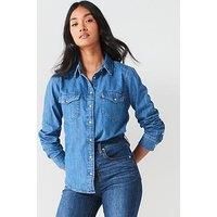 Levi/'s Women/'s Iconic Western Shirt, Going Steady 5, XL