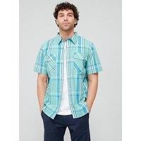 Levi/'s Men/'s Ss Relaxed Fit Western Shirt, Waab Plaid Wasabi, S