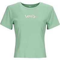 Levis  GRAPHIC RICKIE TEE  women's T shirt in Blue