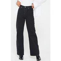 Levi'S Ribcage Wide Leg Jeans - Rosie Posie Black