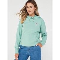 Levi/'s Women/'s Standard Sweatshirt Hoodie, Granite Green, XXS