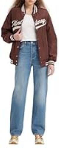 Levi/'s Women/'s Ribcage Full Length Jeans, Dance Around, 29W / 32L