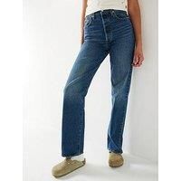 Levi'S Ribcage Full-Length Jeans - Valley View Blue