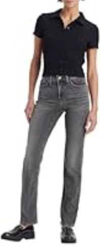 Levi/'s Women/'s 314 Shaping Straight Jeans, River Rock, 26W / 32L
