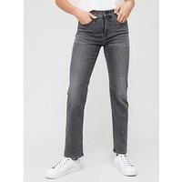Levis  314 SHAPING STRAIGHT  women's Jeans in Grey