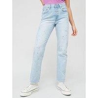 Levi'S 501 Straight Leg Jean - Bling Blau - Blue