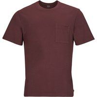 Levis  SS POCKET TEE RLX  men's T shirt in Brown
