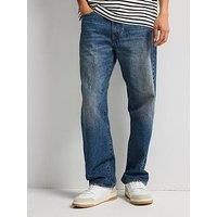 Levi'S 568 Loose Straight Fit Jeans - Aisle Seat - Dark Blue