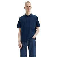 Levi/'s Men/'s Authentic Polo Shirt, Dress Blue, L