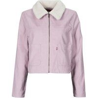 Levis  T3 RETRO SHERPA TRUCKER  women's Denim jacket in Pink