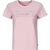 Levi/'s Women/'s The Perfect Tee Graphic, Shimmer Bw Keepsake, S