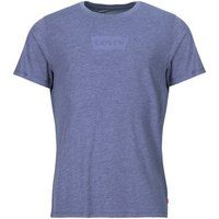 Levis  GRAPHIC CREWNECK TEE  men's T shirt in Blue