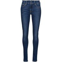 Levi/'s Women/'s 711 Double Button Jeans, Blue Wave Dark, 26W / 32L