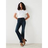 Levis  725 HIGH RISE SLIT BOOTCUT  women's Bootcut Jeans in Blue