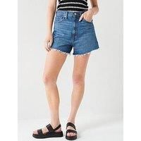 Levi'S High-Waisted Mom Shorts - Call It A Good Day - Blue