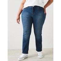 Levi/'s Women/'s Plus Size 314 Shaping Straight Jeans, Zealous Blue, 22 M