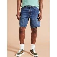 Levi'S 468 Stay Loose Fit Denim Shorts - Dark Wash
