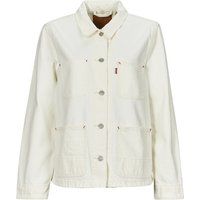 Levis  ICONIC CHORE COAT  women's Denim jacket in White