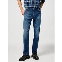 Wrangler Men/'s Greensboro Jeans, Denim Dusk, 30/32