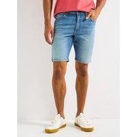 Wrangler Men/'s Texas Denim Shorts, Ocean Surge, 36W
