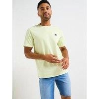 Wrangler Men/'s Sign Off Tee T-Shirt, Seafoam Green, S