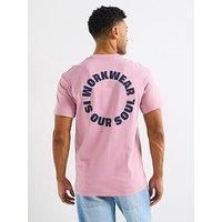 Lee Men/'s Ww Graphic Tee T-Shirt, Soft Mauve, XL