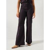 Wrangler 70S Flare Jeans - Mahogany - Black