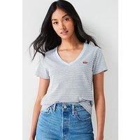 Levi'S The Perfect V-Neck Tee - Penny Stripe Kentuck