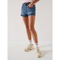 Levi/'s Women/'s 501 Original Shorts, Broken Midnight NO D, 31W