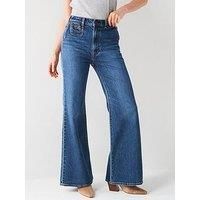 Levi'S Ribcage Bell Jeans - Moment Of The Month - Blue