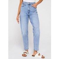 Levi'S High-Waisted Mom Jeans - Emerging Energy - Blue