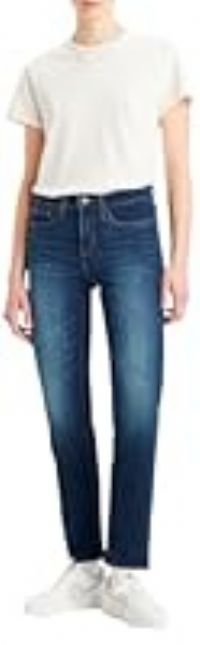 Levi/'s Women/'s 312 Shaping Slim Jeans, Crushed Poppy, 27W / 32L