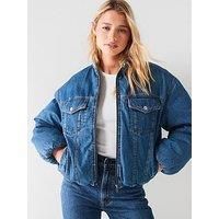 Levi'S 90S Padded Trucker Denim Jacket - Plushy