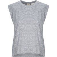 Levi/'s Women/'s Boxy Tank T-Shirt, Triblend Header Gray, M