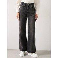 Levi/'s Women/'s Ribcage Wide Leg Jeans, Swipe UP, 26W x 32L