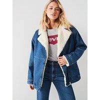 Levi'S Sherpa Flight Denim Jacket - In The Air
