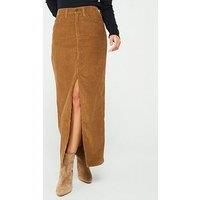 Levis  ANKLE COLUMN SKIRT  women's Skirt in Brown
