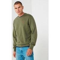 Levi/'s Men/'s Crew Sweatshirt, Moss Olive 0908736, XL