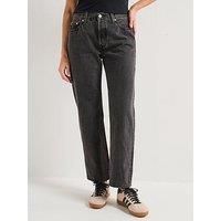 Levi/'s Women/'s 501 90/'s Ankle Jeans Smooth Operator Black 26 29