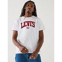 Levi'S Relaxed Fit Varsity Short Sleeve T-Shirt- White