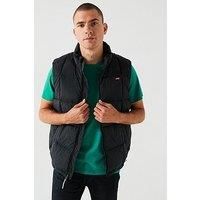Levi'S Piedmont Batwing Padded Gilet - Black