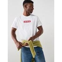 Levi'S Relaxed Fit Logo Short Sleeve T-Shirt- White