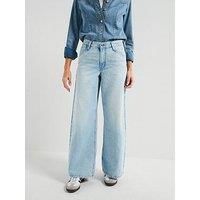 Levi'S 94 Baggy Wide Leg Jeans - Abraided Art - Blue