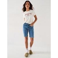 Levi'S Shaping Bermuda Shorts - Camp Denim Short