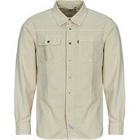Levis  LS AUBURN WORKER  men's Long sleeved Shirt in Beige