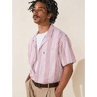 Levi'S Classic Camper Short Sleeve Shirt- Red